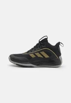 ADIDAS PERFORMANCE OWN THE GAME 3 - Basketball Shoes - Core Black/gold Metallic/solid Grey