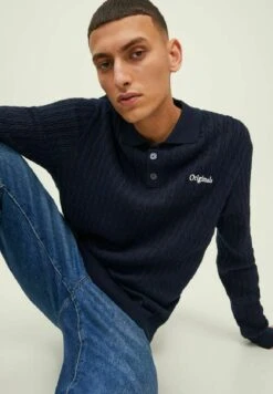 Jack & Jones Jorpark- Jumper - Navy Blazer -Stock X 960220e23cbf4c6882a29ba8719c1fb6