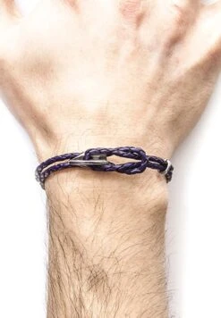 Anchor & Crew Bracelet - Purple