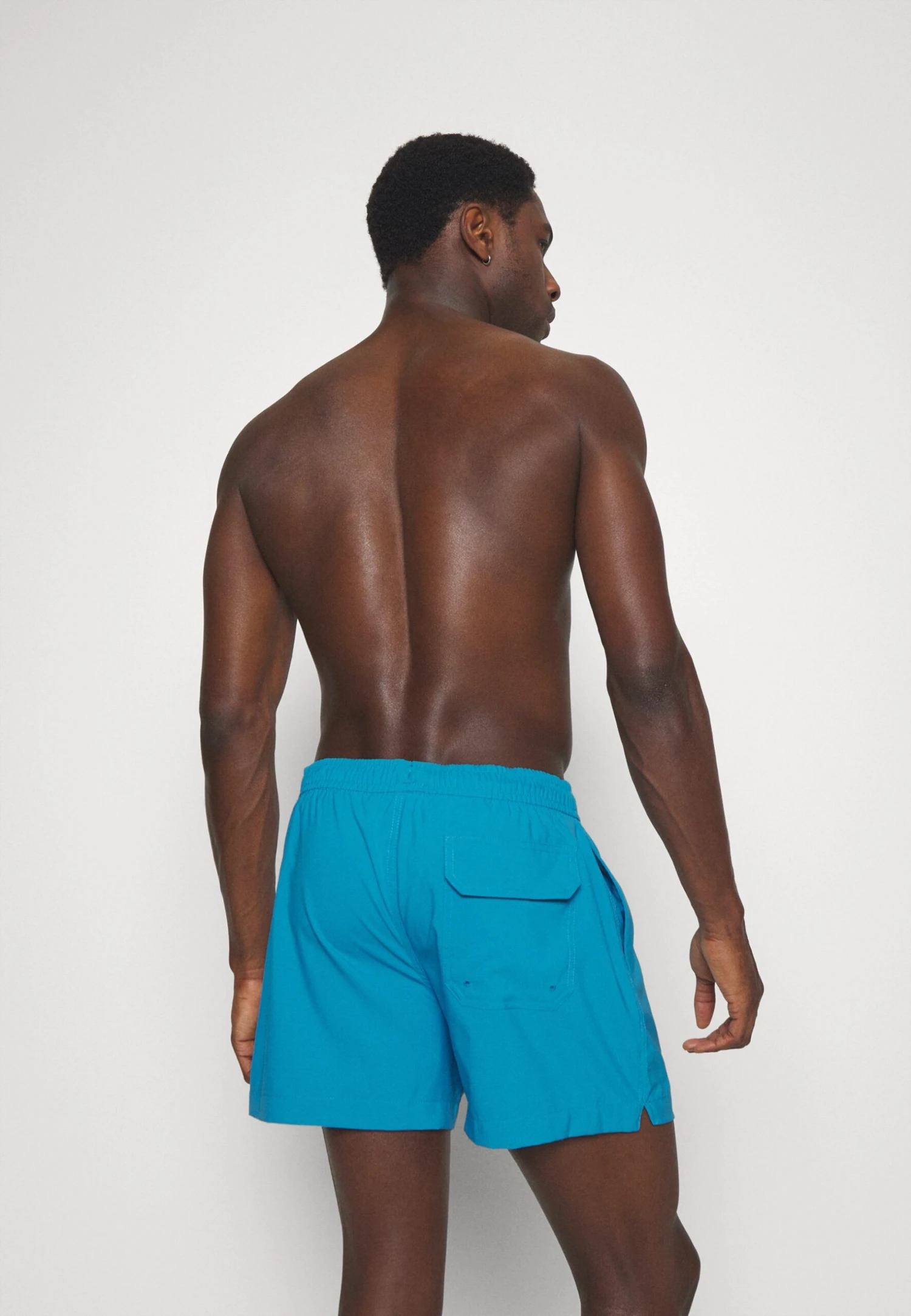 Abercrombie & Fitch Pull On - Swimming Shorts - Blue Solid 4 Abercrombie & Fitch Pull On - Swimming Shorts - Blue Solid - Image 2