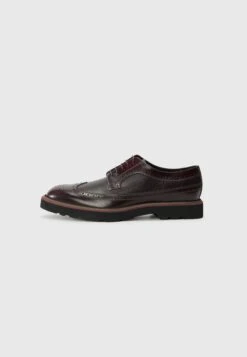PAUL SMITH COUNT BORDO BRUSH OFF - Smart Lace-ups - Red