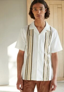 THE KOOPLES Chemise - Shirt - White/Yellow