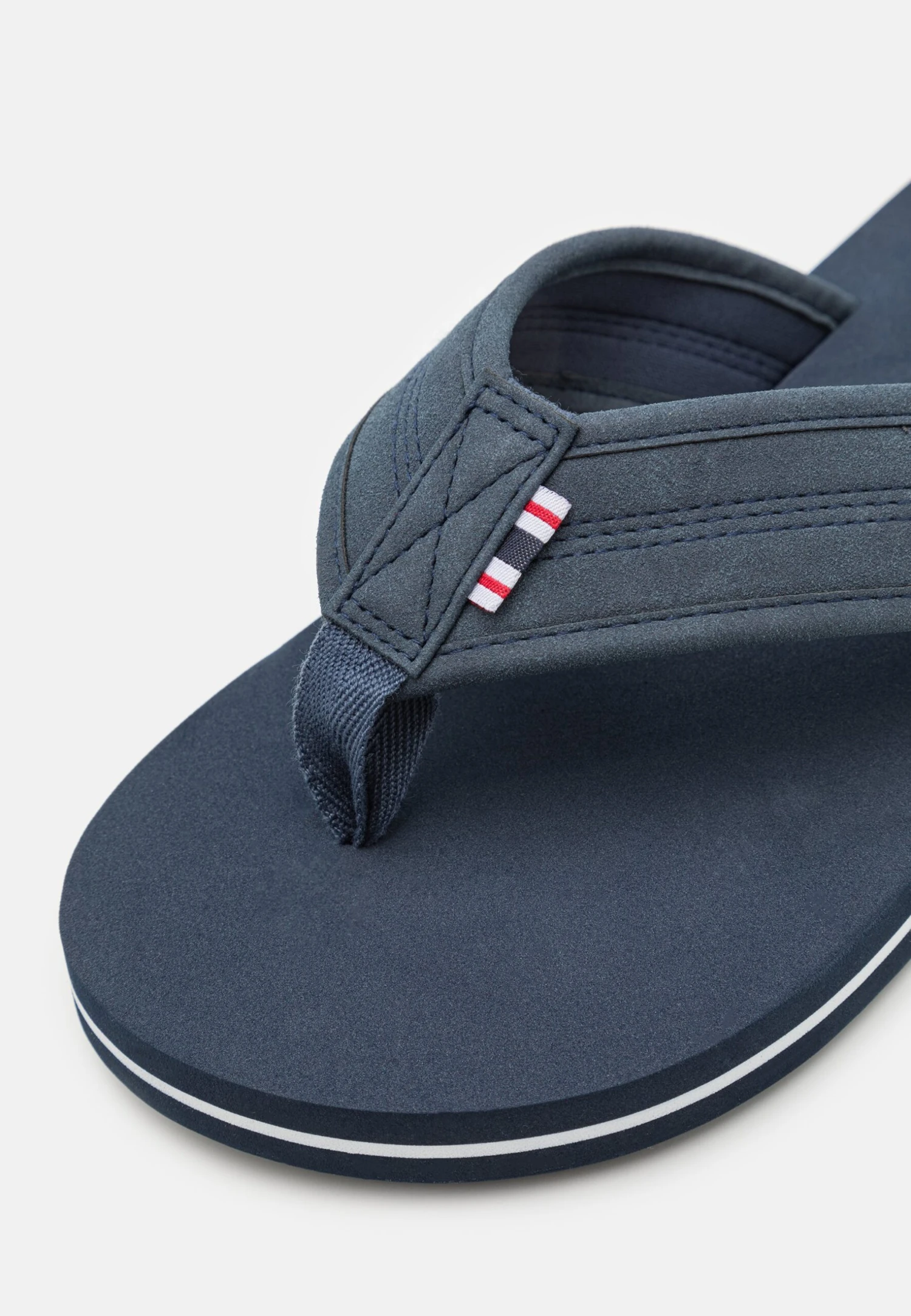 Pier One T-Bar Sandals - Dark Blue 8 Pier One T-Bar Sandals - Dark Blue - Image 6