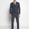 Selected Homme Slhslim Mazeair Check Suit - Suit - Dark Blue/White