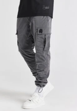 SikSilk Combat Pants - Trousers - Grey