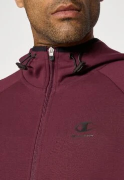 Champion C-TECH FULL ZIP HOODIE - Zip-up Sweatshirt - Bordeaux -Stock X 982395282c8d451aaafdc072d136eb15