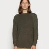 ESPRIT Sus Struc Cnk - Jumper - Dark Khaki -Stock X 98750513221648c3983b5db29c3a6cbd
