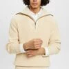ESPRIT Mit Halblangem- Jumper - Light Taupe