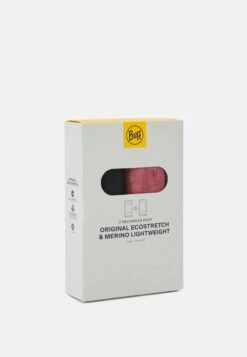 Buff 2 Packs Original + Merino Unisex - Snood - Black/Light Red -Stock X 9926912ed8014ecd9e7b7983709a10ea