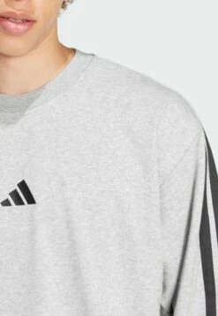 Adidas Sportswear ESSENTIALS 3-STRIPES - Sweatshirt - Medium Grey Heather Black 12 Adidas Sportswear ESSENTIALS 3-STRIPES - Sweatshirt - Medium Grey Heather Black -Stock X 995700d96e5b406a88397c0e972cedde