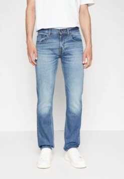 7 For All Mankind The Ramble - Straight Leg Jeans - Mid Blue
