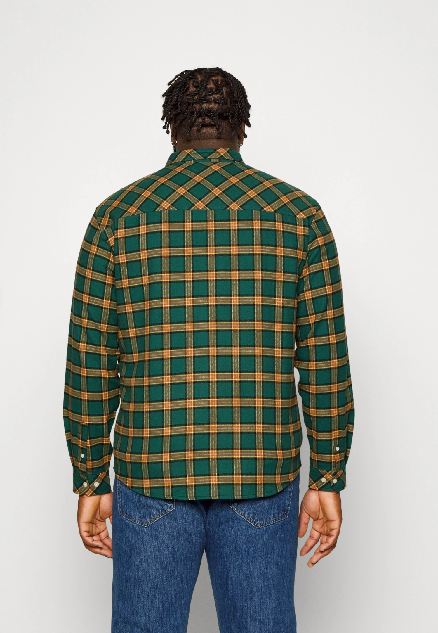 Redefined Rebel Houston Plus - Shirt - Green Check 5 Redefined Rebel Houston Plus - Shirt - Green Check - Image 3