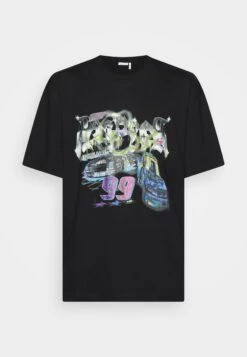 WEEKDAY Unisex Oversized Printed - Print T-Shirt - Black -Stock X 9a780dbe6c2041ec8500fbd1112766d1