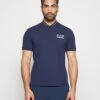 EA7 Emporio Armani Tennis Club Serafino - Polo Shirt - Navy Blue