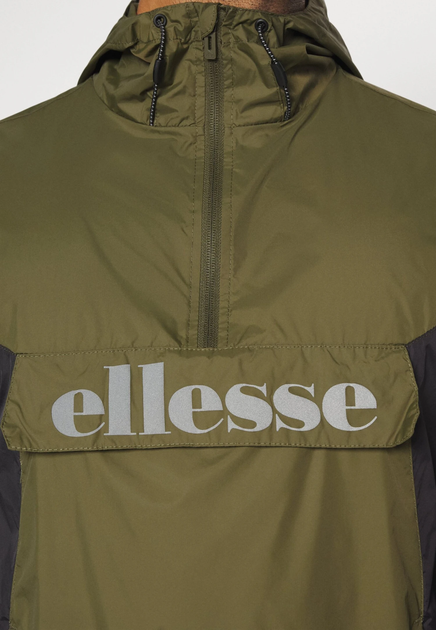 Ellesse Aceras Jacket - Windbreaker - Khaki/Black 8 Ellesse Aceras Jacket - Windbreaker - Khaki/Black - Image 6