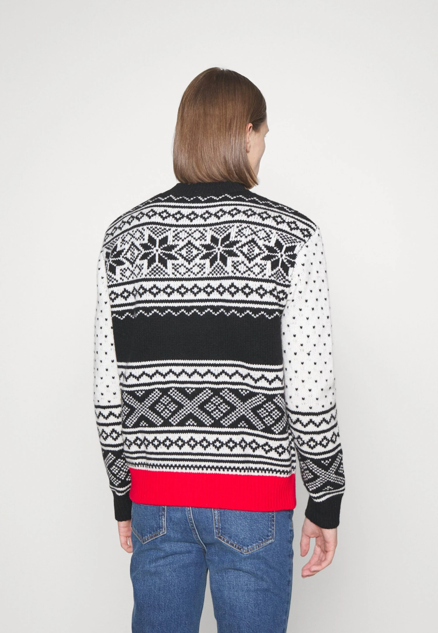 THE KOOPLES Jumper - Black/Red/Off-White 5 THE KOOPLES Jumper - Black/Red/Off-White - Image 3