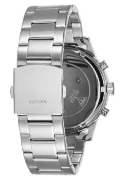 Guess Mens Dress - Chronograph Watch - Silver-Coloured -Stock X 9f4677d6d2bb4d4dba070bb4f7f11357