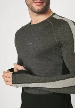 Icebreaker Men 200 Zoneknit™ - Undershirt - Jet Heather/Black/Metro Heather -Stock X a0a441dbc49947cea55a18dc086b018e