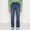 Wrangler Texas Slim - Slim Fit Jeans - Dark-Blue-Denim