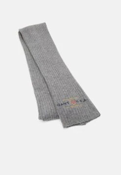 Gant Scarf Beanie Gift Box Unisex - Scarf - Dark Grey Melange -Stock X a1cd88c56b7b42748e29232487e67a41