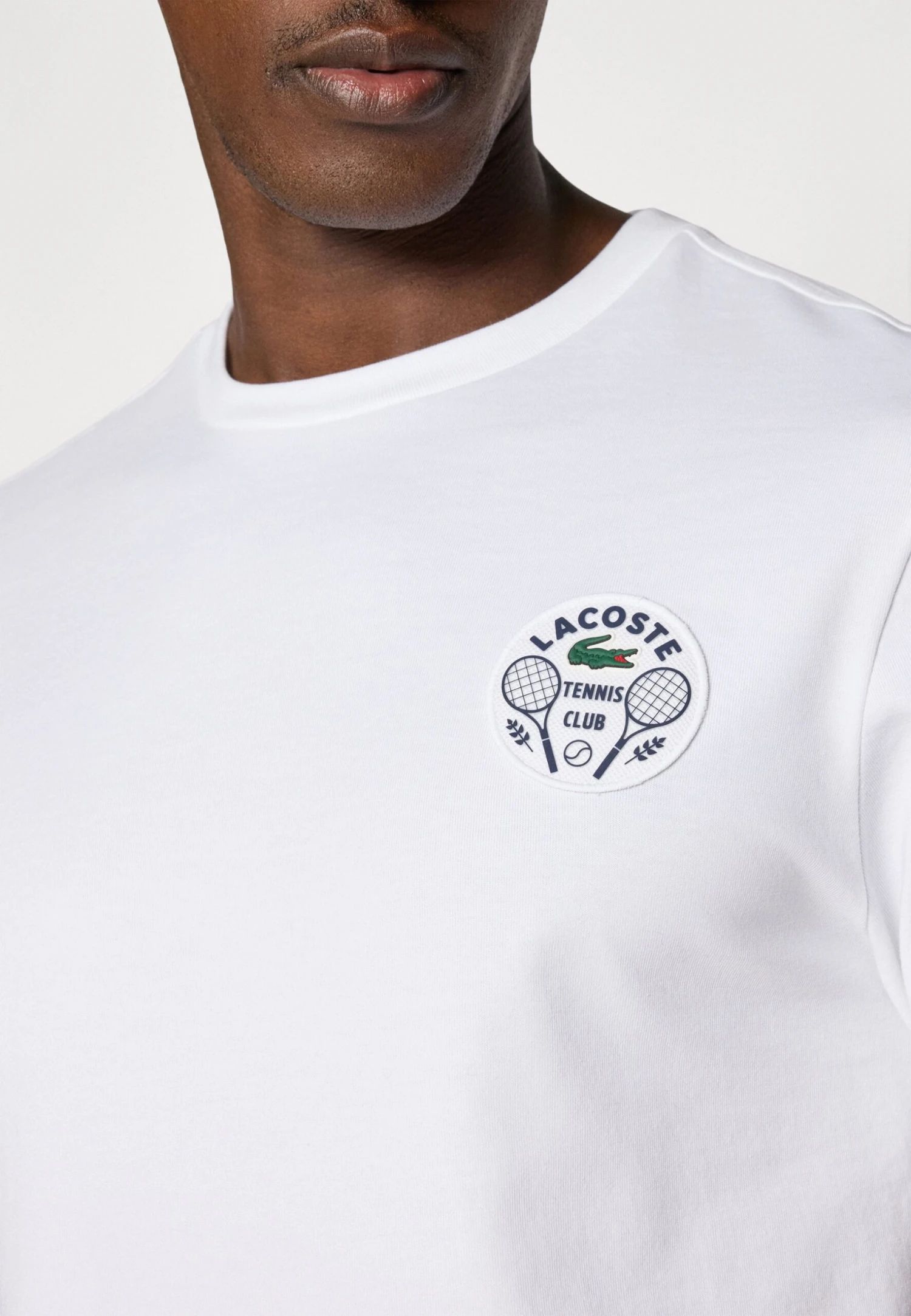 Lacoste Sport HERITAGE - Sports T-shirt - White 8 Lacoste Sport HERITAGE - Sports T-shirt - White - Image 6