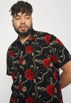 BRAVE SOUL Shirt - Black//Multi Print -Stock X a2f2a023cb0141009b6cc9a8db960a42