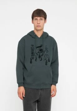 WEEPING ORGAN OF SIGHT HOOD - Sweatshirt - Petrol