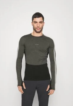 Icebreaker Men 200 Zoneknit™ - Undershirt - Jet Heather/Black/Metro Heather