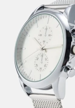 Pier One Unisex - Chronograph Watch - Silver-Coloured -Stock X a3b13f9297e1480998985e1a2a89197f