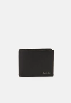 Calvin Klein Duo Stitch Bifold Coin- Wallet - Black