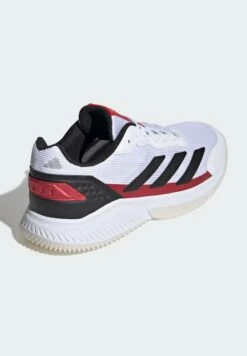 ADIDAS PERFORMANCE COURTQUICK PADEL - Padel Shoes - Cloud White Core Black Lucid Red -Stock X a418e9211dc84c8794a2769d526d5955