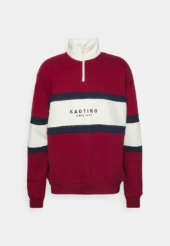 Kaotiko Crew Berwin Unisex - Sweatshirt - Burgundy/Navy/Ivory -Stock X a52291dc86394a338e0b0c1a07eb631a