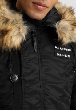 Alpha Industries Airborne - Winter Coat - Black -Stock X a59c164e874f4964aec30e1ea16fdf65