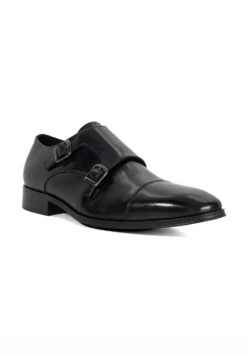 Dune London SOLUTIONS TOE CAP DOUBLE MONK - Slip-ons - Black -Stock X a5e2b3a3bd4d4efd8b74e89572761ba1