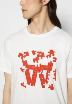 Wood Wood Ace Puzzle- Print T-Shirt - White -Stock X a5f7cca5aa8649b29885f5d1a91a92dd