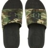 DC SHOES Bolsa - Pool Slides - Mottled Black