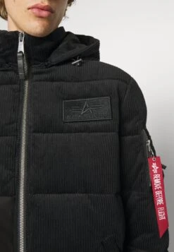 Alpha Industries Puffer Cord - Winter Jacket - Black -Stock X a68aef9a477e41869d1b11ffb316163d