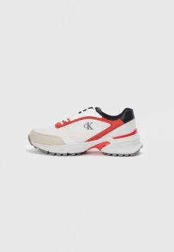 Calvin Klein Jeans HIKE RUNNER - Trainers - Bright White/black -Stock X a6a5fc55a7b443bb955547014bc01b98