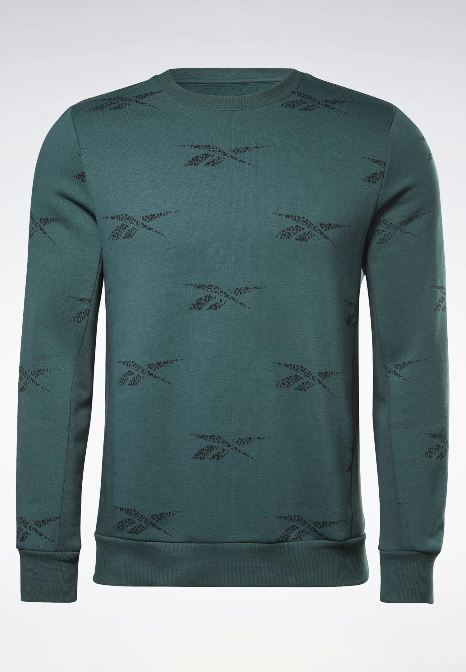 Reebok Ri Aop Crew - Sweatshirt - Forest Green 9 Reebok Ri Aop Crew - Sweatshirt - Forest Green - Image 7