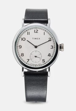 TIMEX Standard Sub Second - Watch - Black/Silver-Coloured