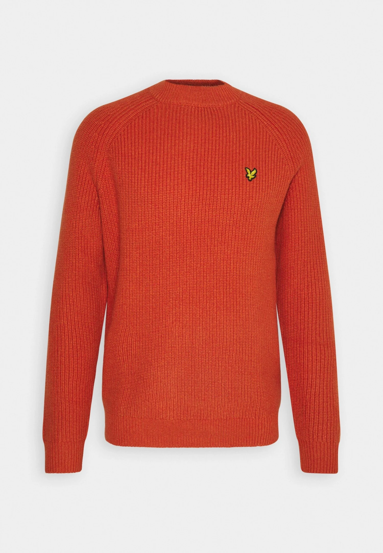 Lyle & Scott Shaker Stitch Mock Neck Jumper - Jumper - Victory Orange 6 Lyle & Scott Shaker Stitch Mock Neck Jumper - Jumper - Victory Orange - Image 4