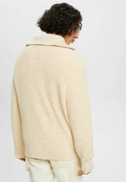 ESPRIT Mit Halblangem- Jumper - Light Taupe -Stock X a783deb0c3f7419fba3fcd55bcffca28