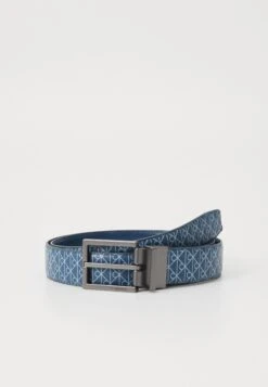 Calvin Klein CLASSIC SQUARE - Belt Business - Denim Blue
