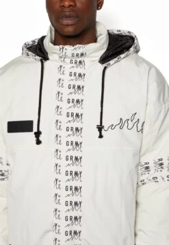 GRIMEY Unisex Snow Fox Jacket - Light Jacket - White -Stock X a83c0e2a4de14bfea1e6a99ac5ef5504