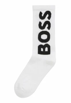 Boss Qs Rib Logo Cc - Socks - White