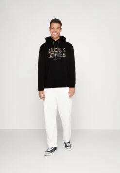 Jack & Jones Jjjames Hood - Sweatshirt - Black -Stock X a8ac793d5a6d46638a828d343aa90c08