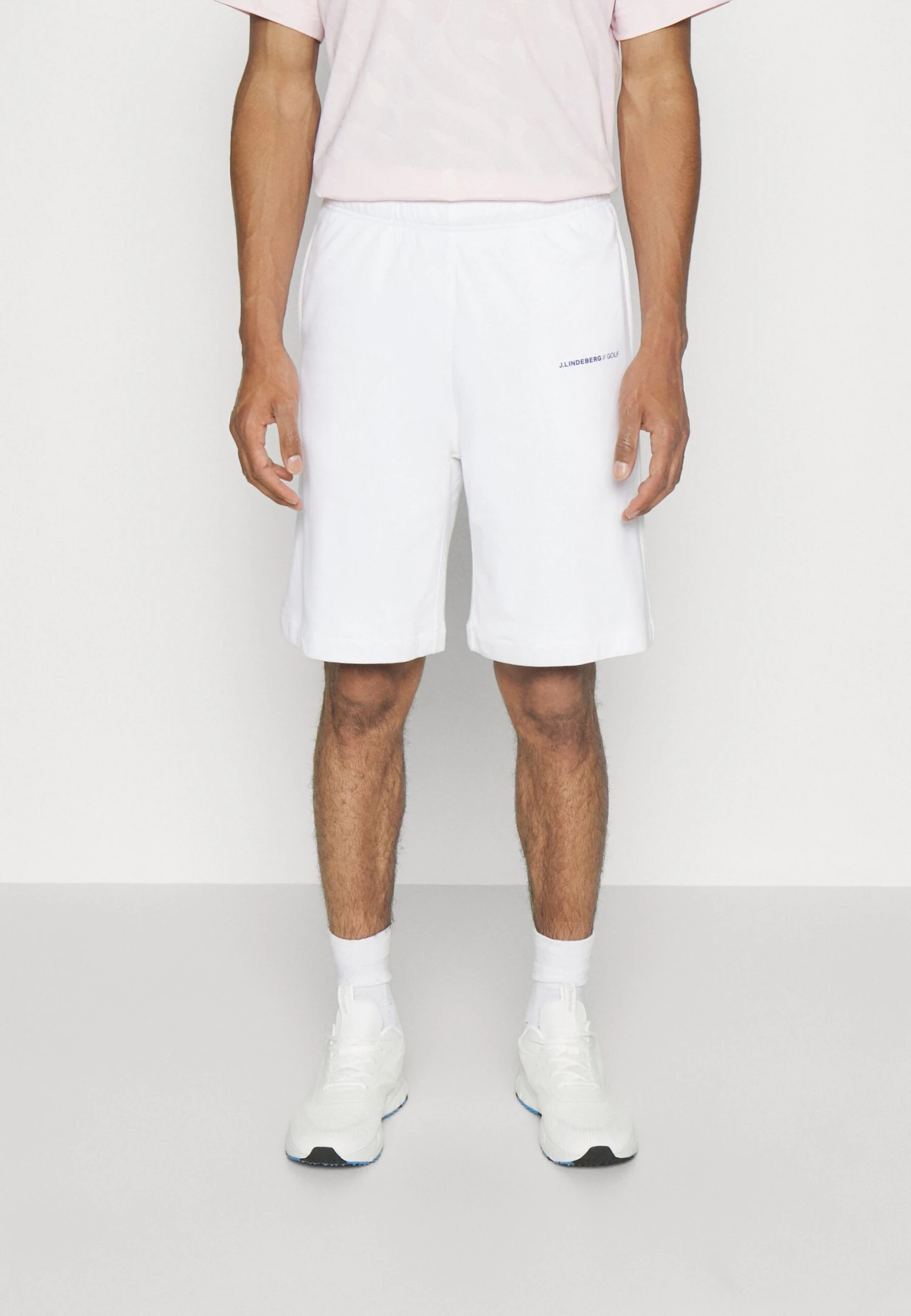 Logo Shorts - Sports Shorts - White 3 Logo Shorts - Sports Shorts - White