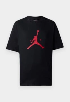 Jordan JUMPMAN TEE - Print T-shirt - Black/gym Red -Stock X ab04b579e57d41c0a3e4076fd561ffc7