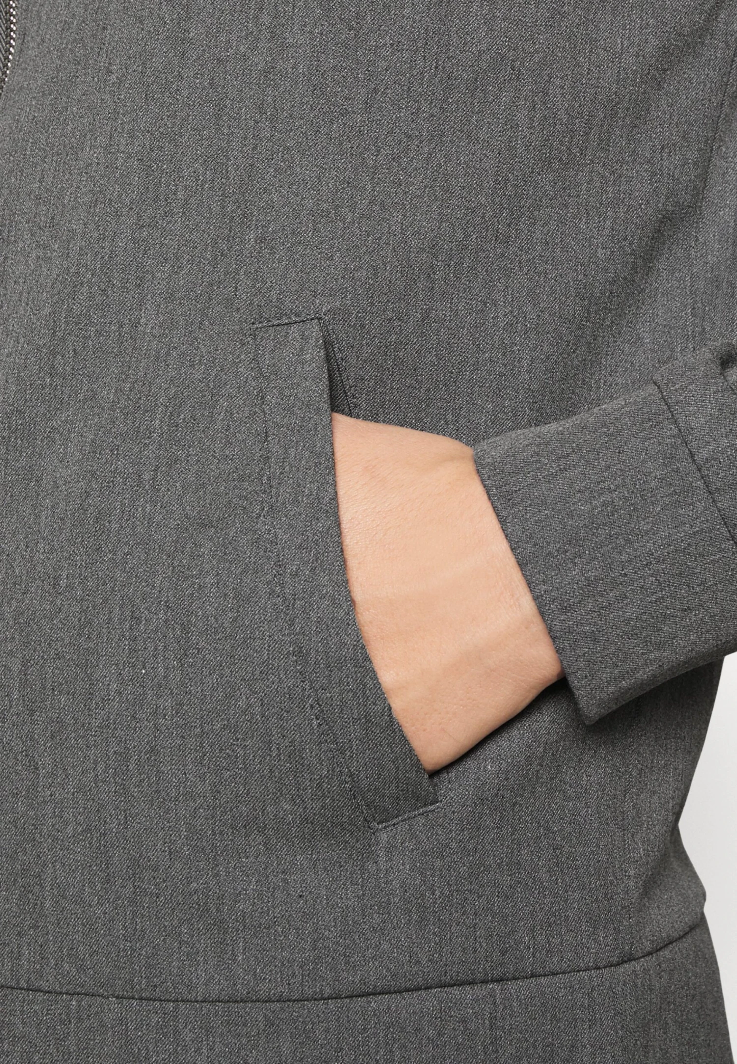 Les Deux Como Bomber Jacket - Bomber Jacket - Grey Melange 8 Les Deux Como Bomber Jacket - Bomber Jacket - Grey Melange - Image 6