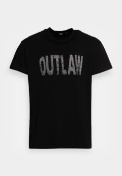Jaded London Outlaw Print - Print T-Shirt - Washed Black -Stock X ab3bad728d6e42b59653dc5f52b3ed8f